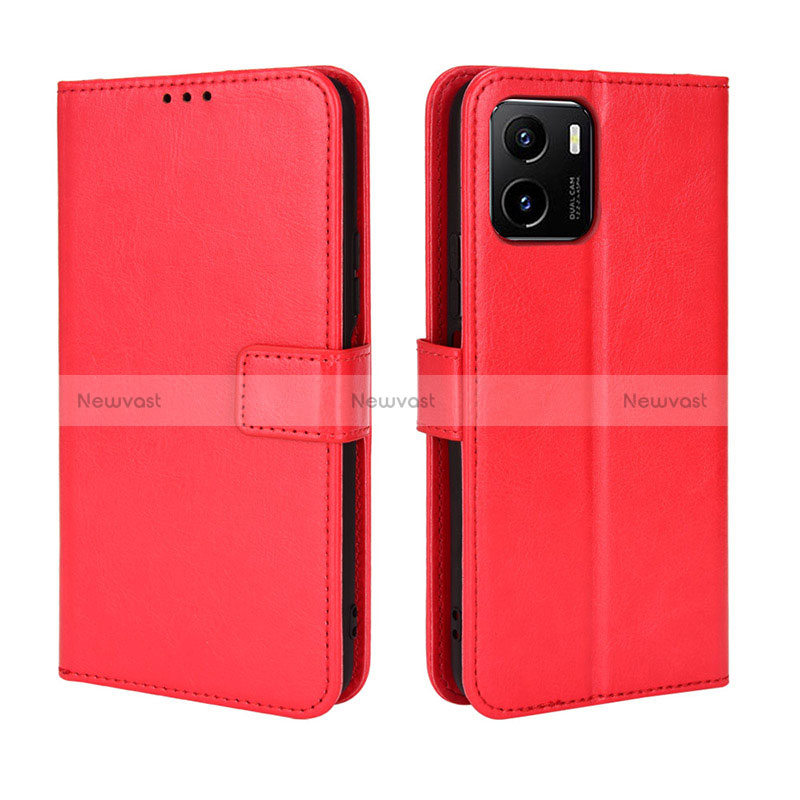 Leather Case Stands Flip Cover Holder BY5 for Vivo Y01