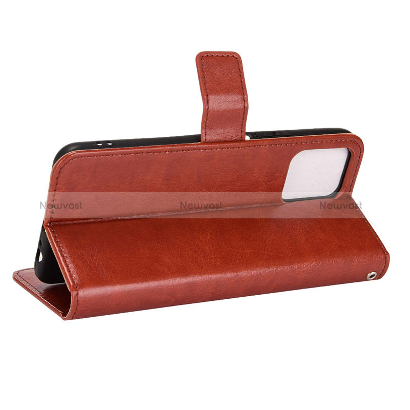 Leather Case Stands Flip Cover Holder BY5 for Vivo Y01