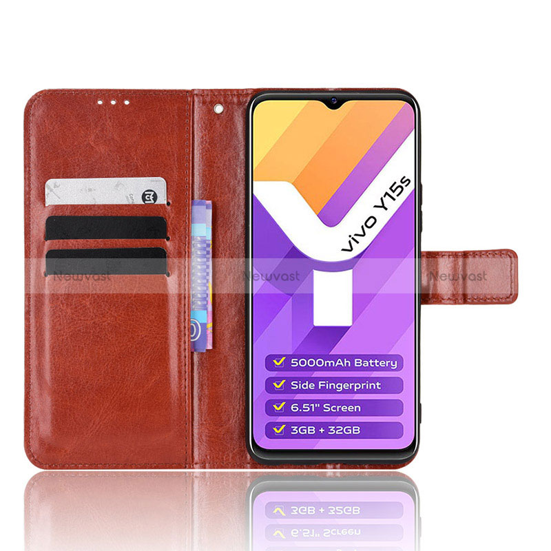 Leather Case Stands Flip Cover Holder BY5 for Vivo Y10