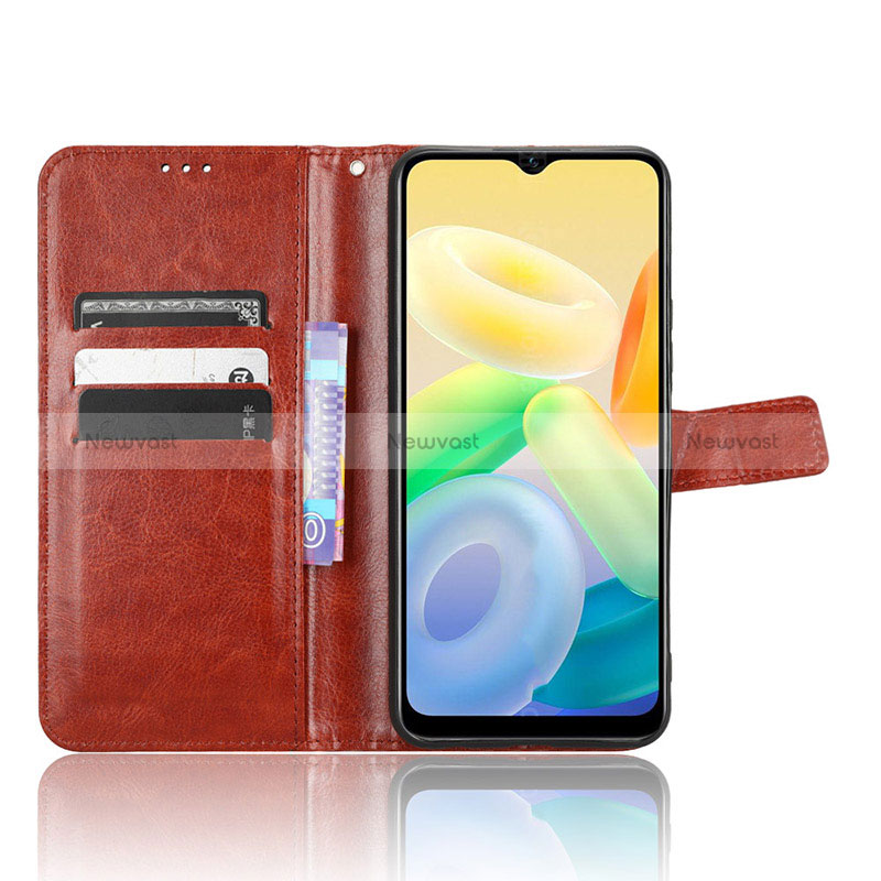 Leather Case Stands Flip Cover Holder BY5 for Vivo Y16