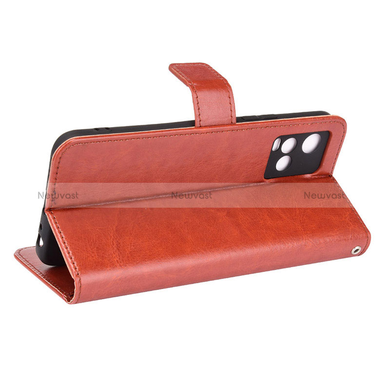 Leather Case Stands Flip Cover Holder BY5 for Vivo Y21