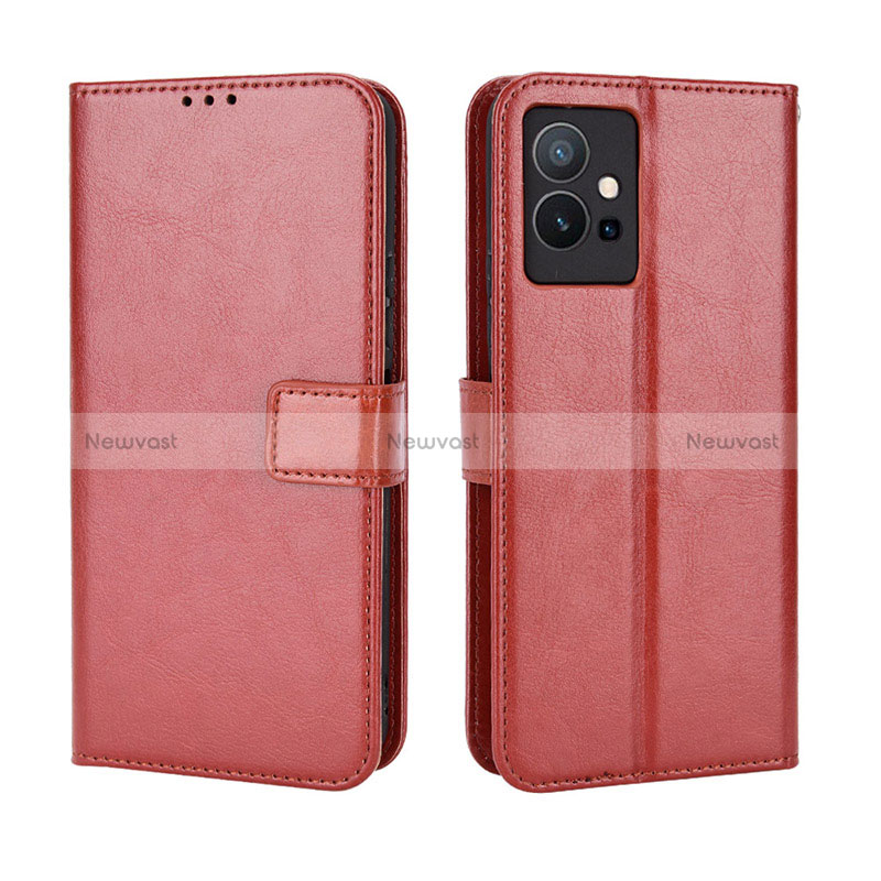 Leather Case Stands Flip Cover Holder BY5 for Vivo Y30 5G