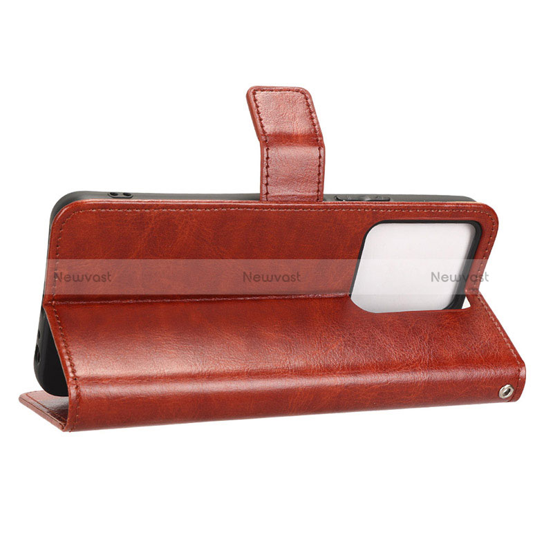 Leather Case Stands Flip Cover Holder BY5 for Vivo Y35 4G