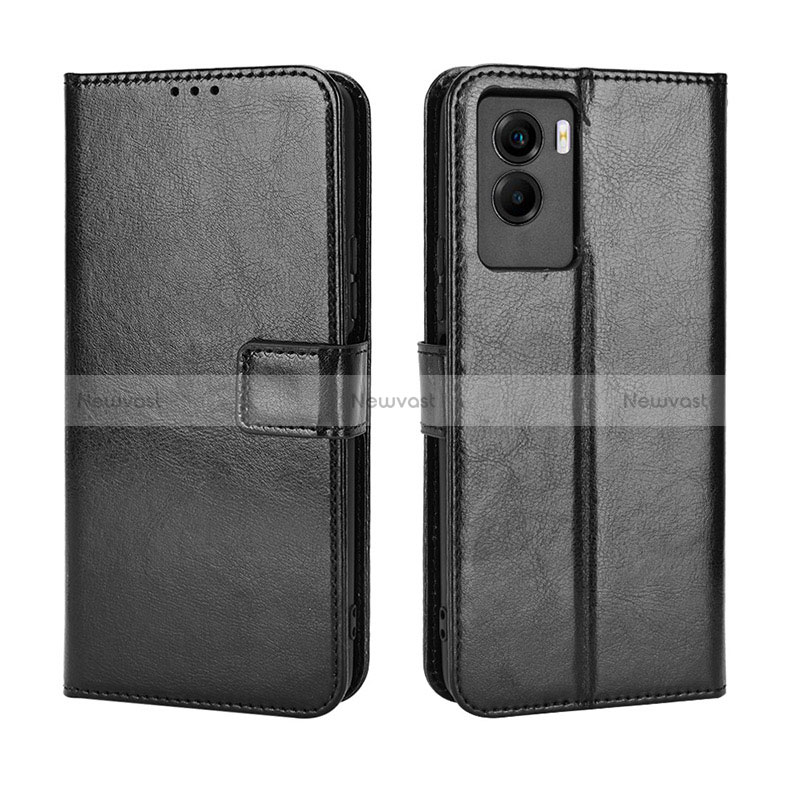 Leather Case Stands Flip Cover Holder BY5 for Vivo Y55s (2021)