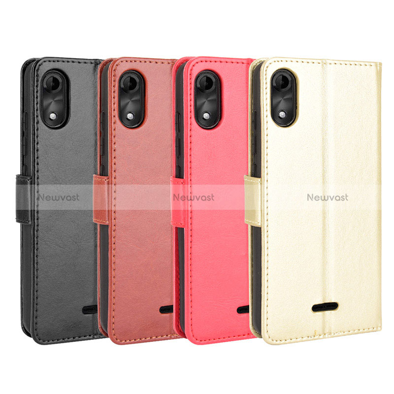 Leather Case Stands Flip Cover Holder BY5 for Wiko Y51