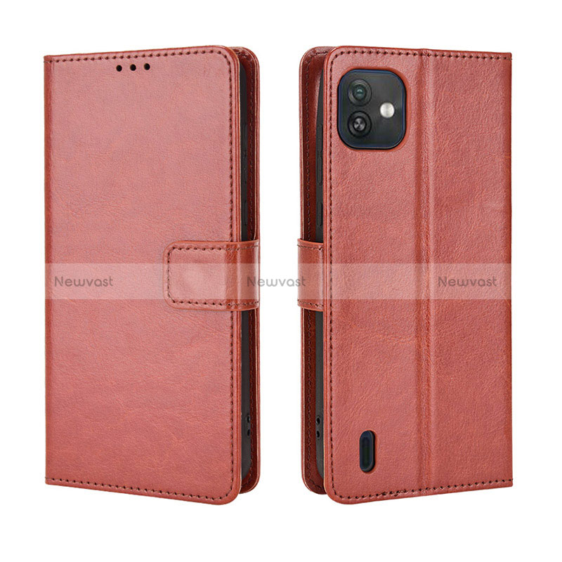 Leather Case Stands Flip Cover Holder BY5 for Wiko Y82