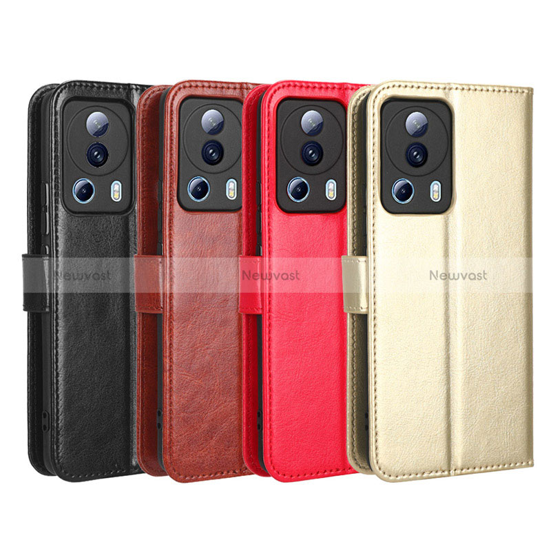 Leather Case Stands Flip Cover Holder BY5 for Xiaomi Mi 13 Lite 5G