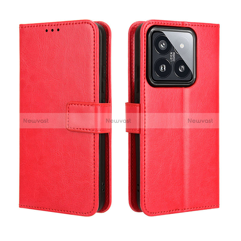 Leather Case Stands Flip Cover Holder BY5 for Xiaomi Mi 14 5G