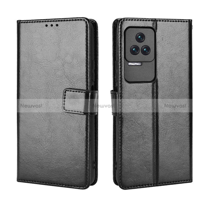 Leather Case Stands Flip Cover Holder BY5 for Xiaomi Poco F4 5G