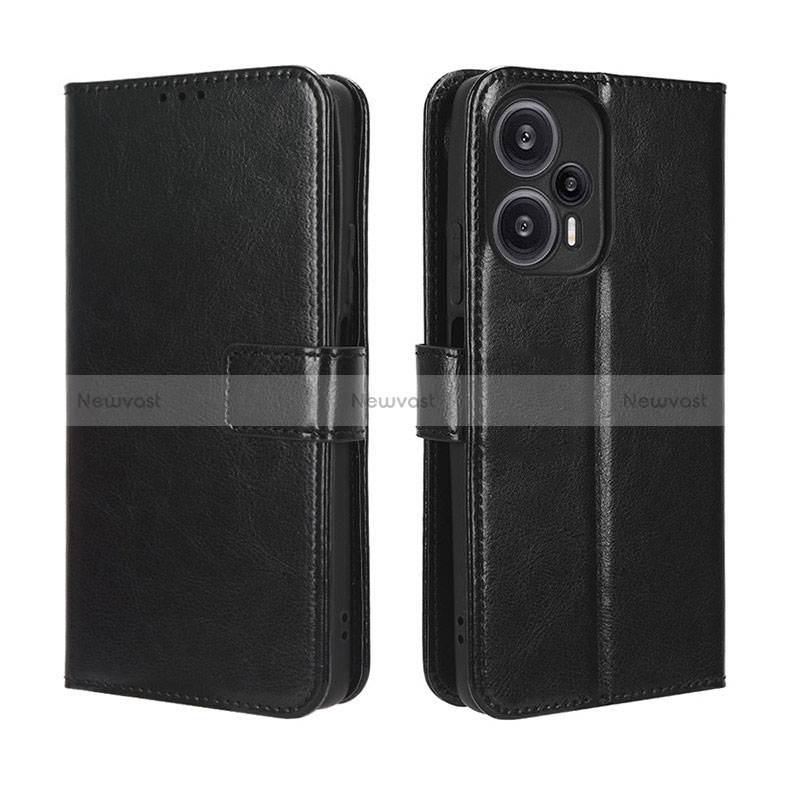 Leather Case Stands Flip Cover Holder BY5 for Xiaomi Poco F5 5G