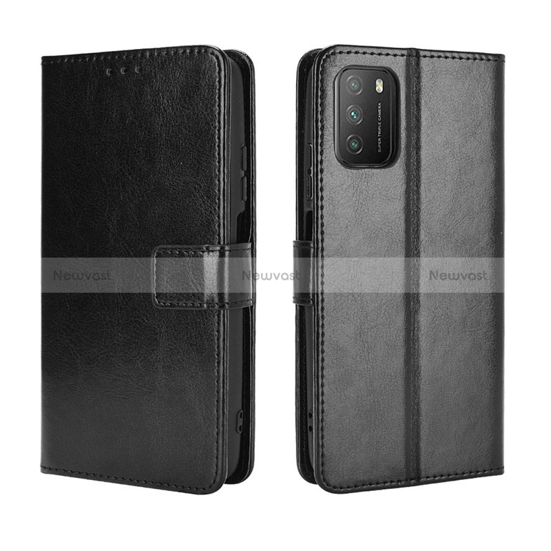 Leather Case Stands Flip Cover Holder BY5 for Xiaomi Poco M3