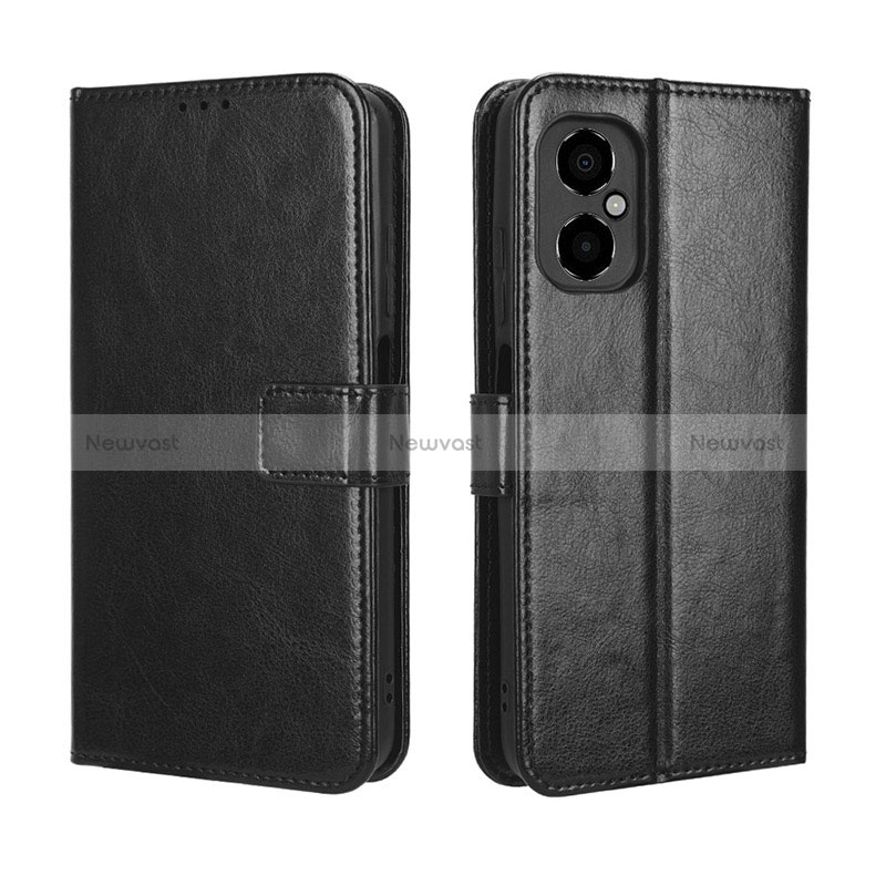 Leather Case Stands Flip Cover Holder BY5 for Xiaomi Poco M4 5G