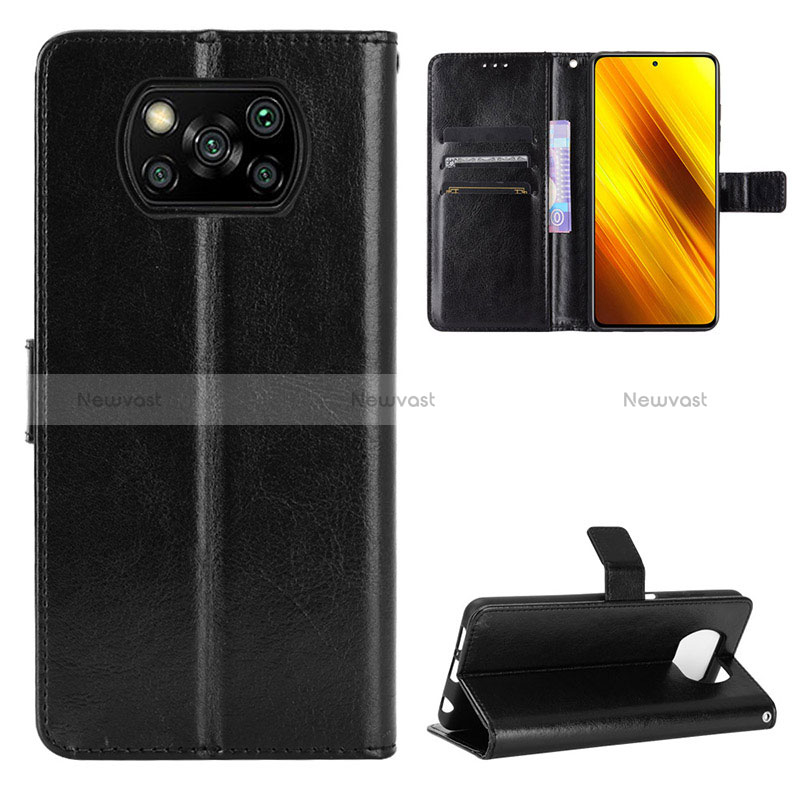 Leather Case Stands Flip Cover Holder BY5 for Xiaomi Poco X3 Pro