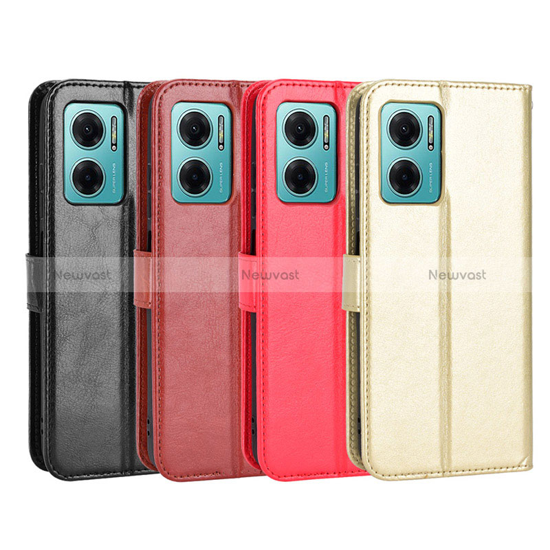 Leather Case Stands Flip Cover Holder BY5 for Xiaomi Redmi 10 5G