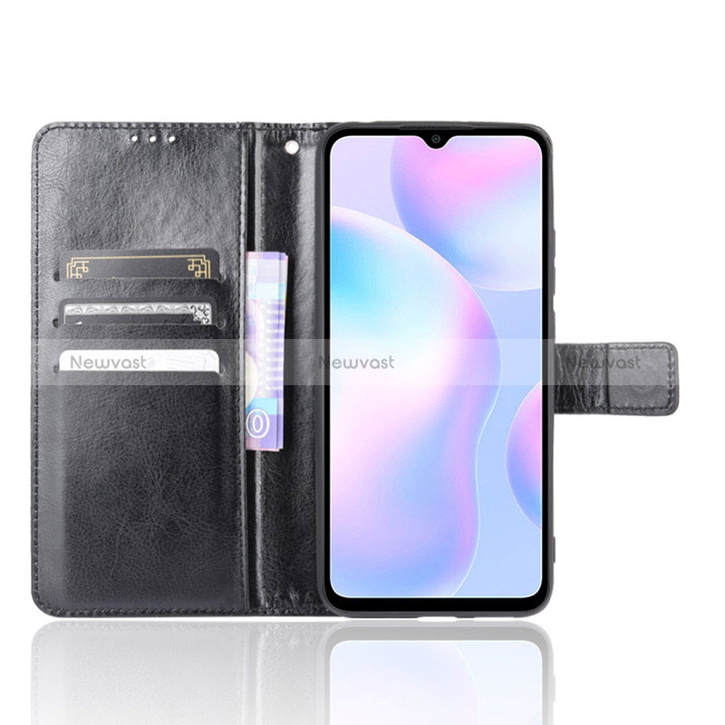 Leather Case Stands Flip Cover Holder BY5 for Xiaomi Redmi 9i