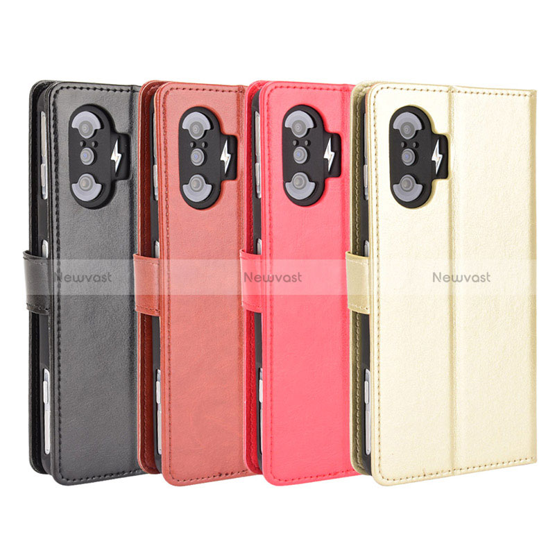 Leather Case Stands Flip Cover Holder BY5 for Xiaomi Redmi K40 Gaming 5G