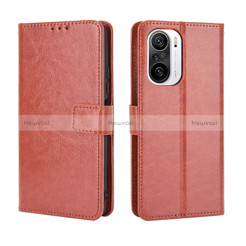 Leather Case Stands Flip Cover Holder BY5 for Xiaomi Redmi K40 Pro+ Plus 5G