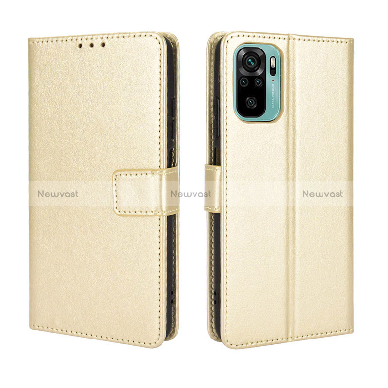 Leather Case Stands Flip Cover Holder BY5 for Xiaomi Redmi Note 10 4G