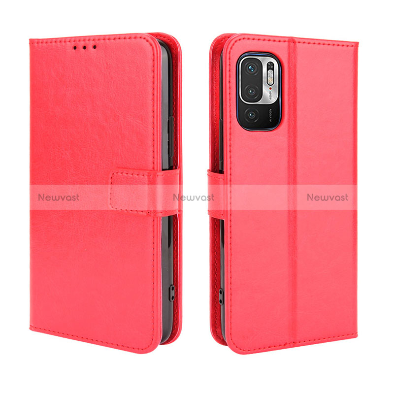 Leather Case Stands Flip Cover Holder BY5 for Xiaomi Redmi Note 10 JE 5G