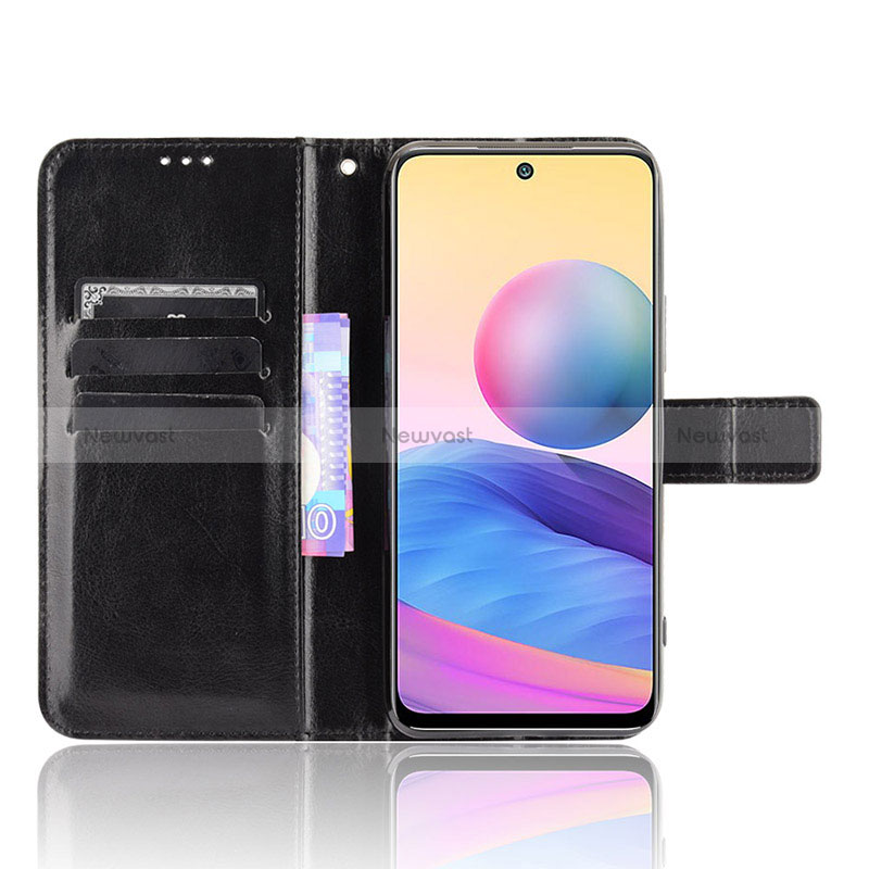 Leather Case Stands Flip Cover Holder BY5 for Xiaomi Redmi Note 10 JE 5G