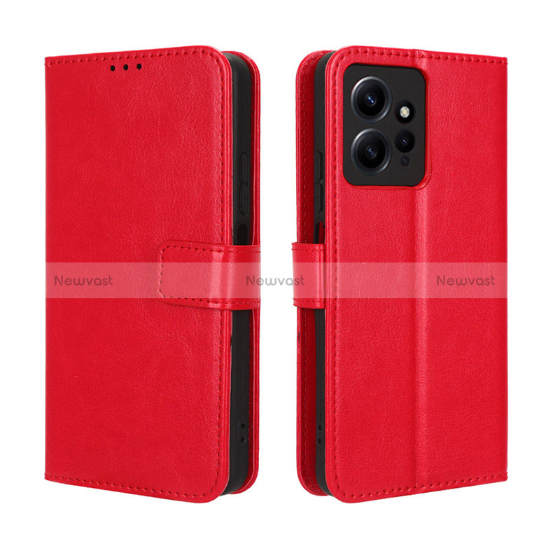 Leather Case Stands Flip Cover Holder BY5 for Xiaomi Redmi Note 12 4G