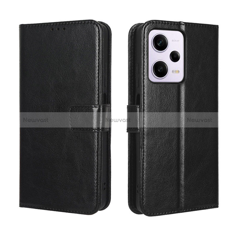 Leather Case Stands Flip Cover Holder BY5 for Xiaomi Redmi Note 12 Explorer