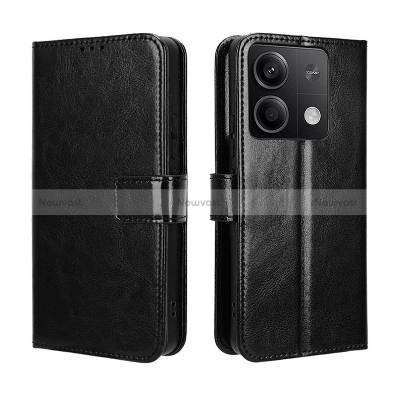 Leather Case Stands Flip Cover Holder BY5 for Xiaomi Redmi Note 13 5G