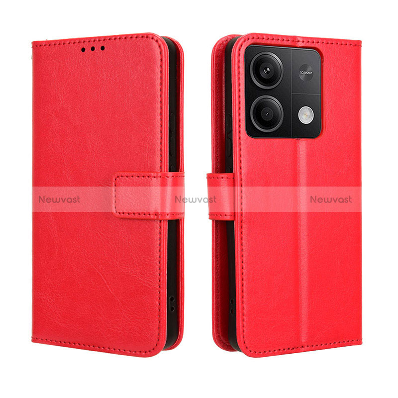 Leather Case Stands Flip Cover Holder BY5 for Xiaomi Redmi Note 13 5G