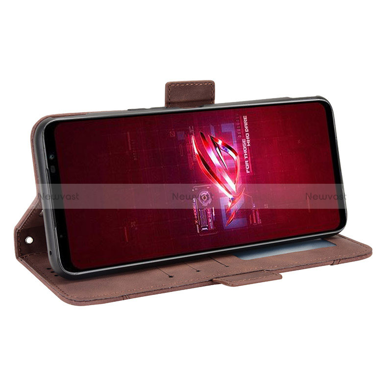 Leather Case Stands Flip Cover Holder BY6 for Asus ROG Phone 6