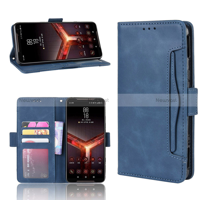 Leather Case Stands Flip Cover Holder BY6 for Asus ROG Phone II ZS660KL