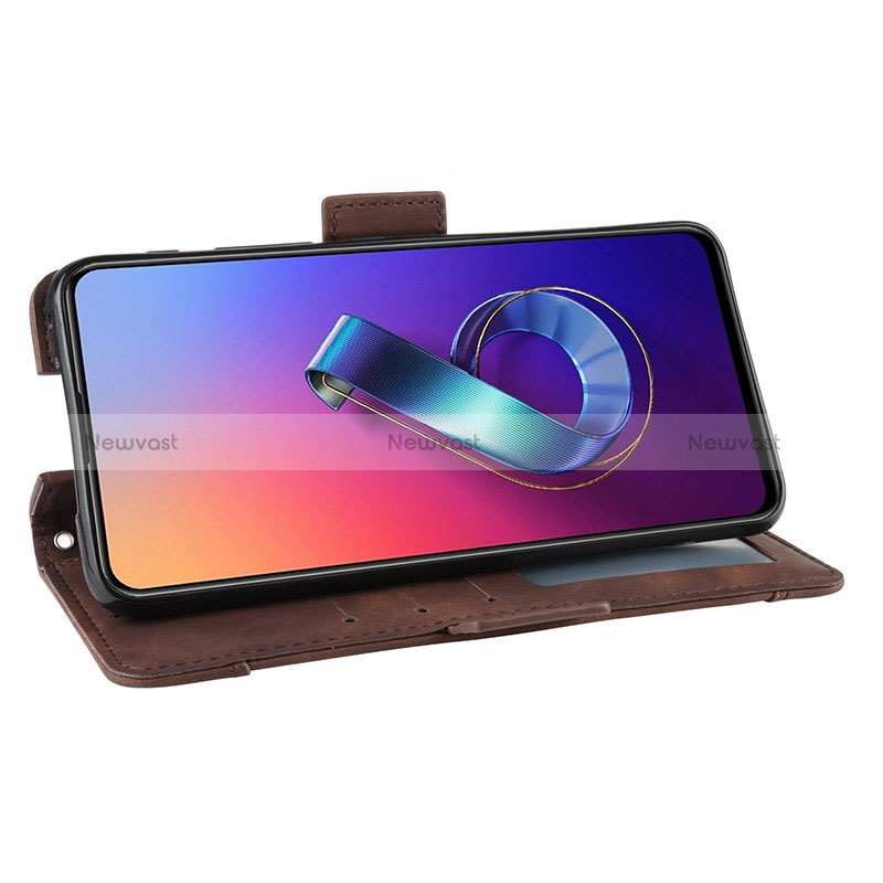 Leather Case Stands Flip Cover Holder BY6 for Asus Zenfone 6 ZS630KL