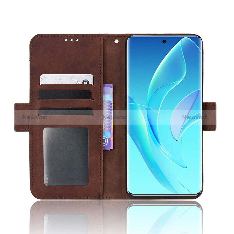 Leather Case Stands Flip Cover Holder BY6 for Huawei Honor 60 Pro 5G