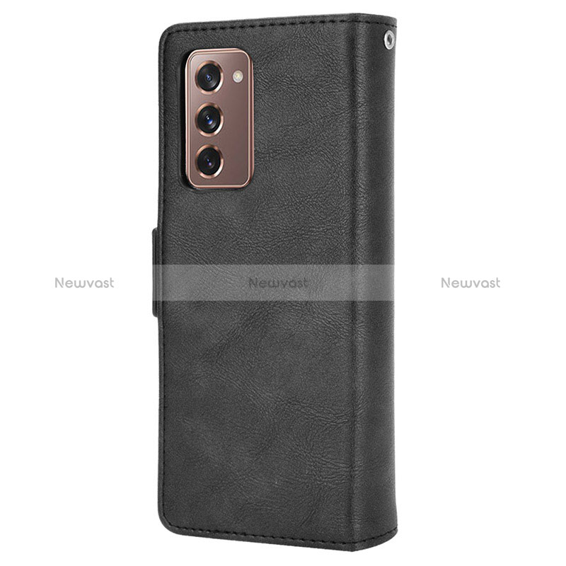 Leather Case Stands Flip Cover Holder BY6 for Samsung Galaxy Z Fold2 5G