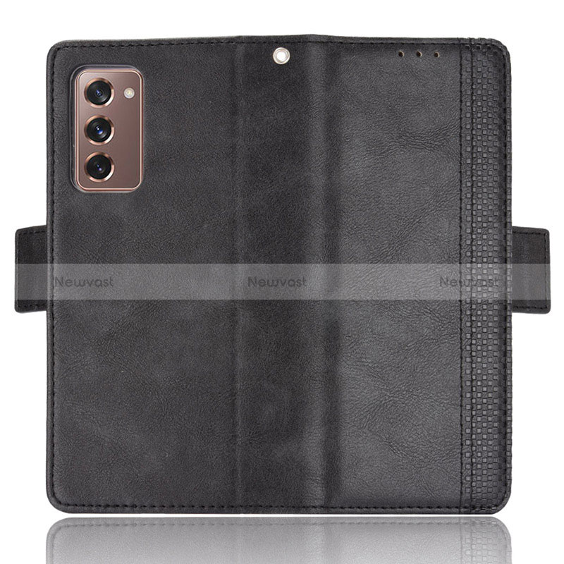 Leather Case Stands Flip Cover Holder BY6 for Samsung Galaxy Z Fold2 5G