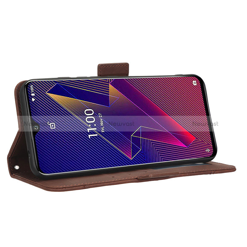 Leather Case Stands Flip Cover Holder BY6 for Wiko Power U10