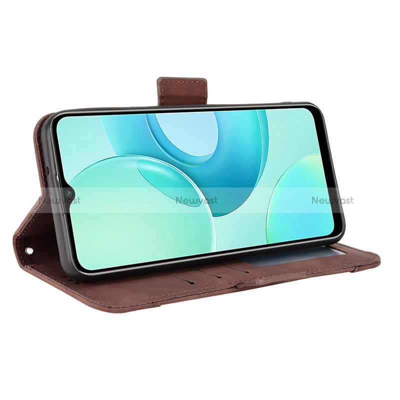 Leather Case Stands Flip Cover Holder BY6 for Wiko T10