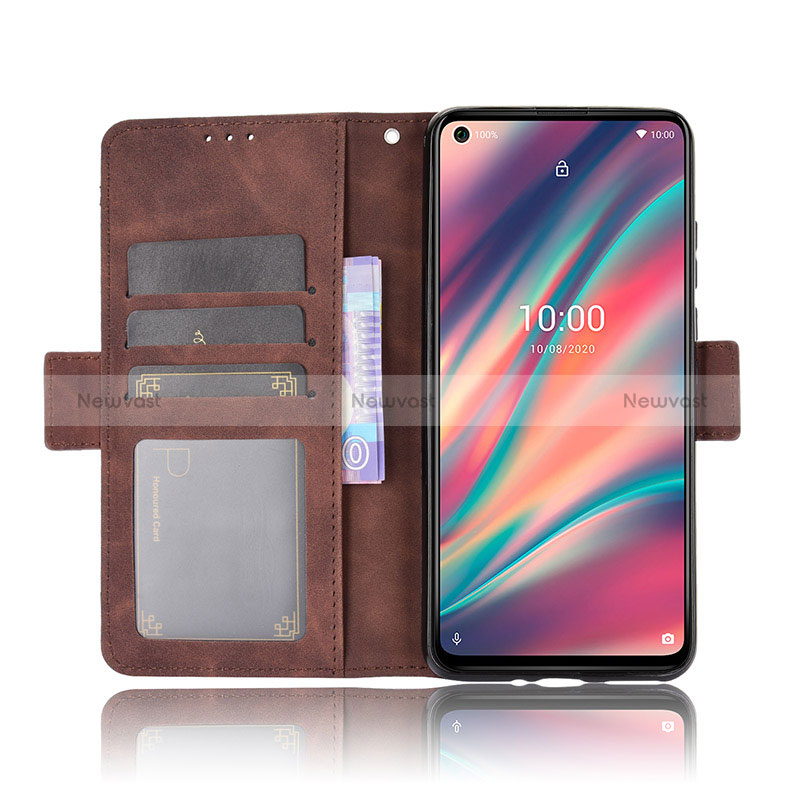 Leather Case Stands Flip Cover Holder BY6 for Wiko View5 Plus