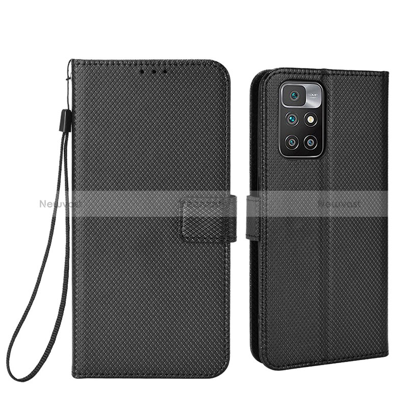 Leather Case Stands Flip Cover Holder BY6 for Xiaomi Redmi 10 (2022)