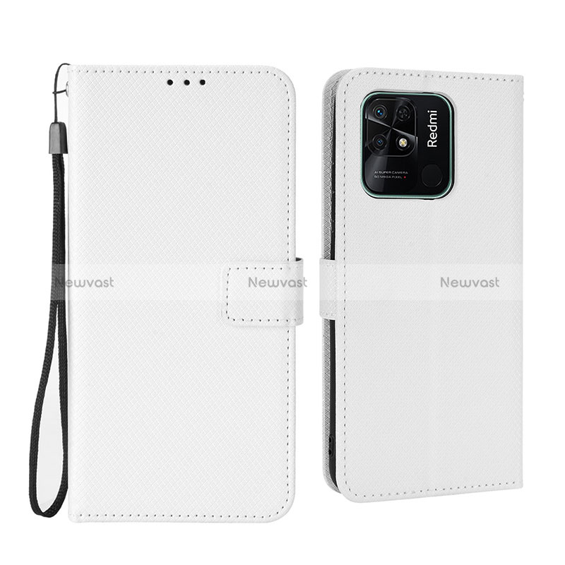 Leather Case Stands Flip Cover Holder BY6 for Xiaomi Redmi 10 Power