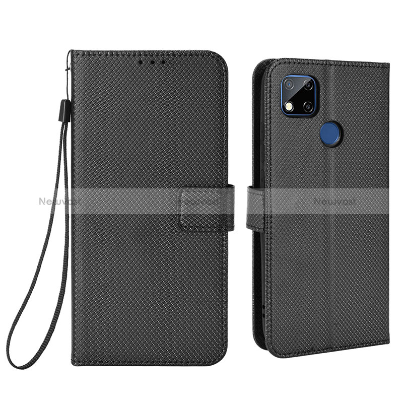 Leather Case Stands Flip Cover Holder BY6 for Xiaomi Redmi 9 India