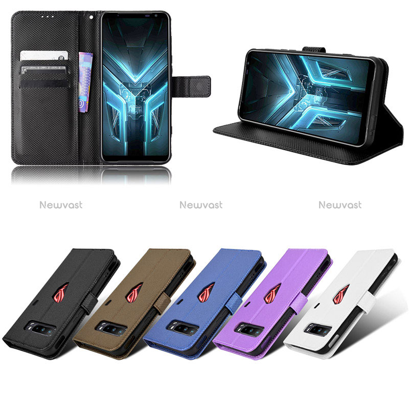 Leather Case Stands Flip Cover Holder BY7 for Asus ROG Phone 3 Strix ZS661KS