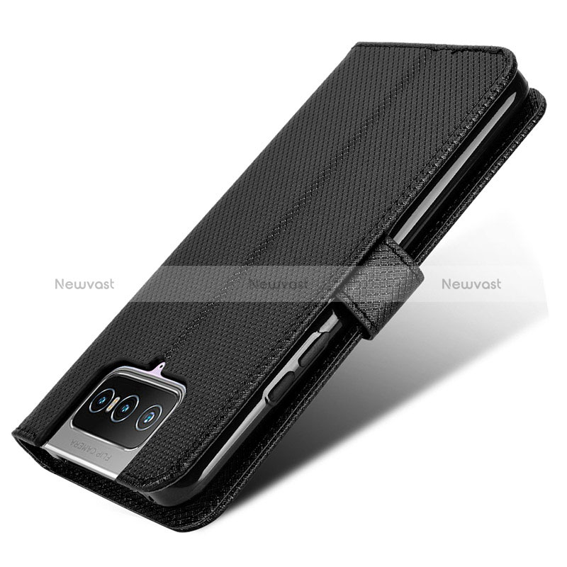 Leather Case Stands Flip Cover Holder BY7 for Asus Zenfone 7 Pro ZS671KS