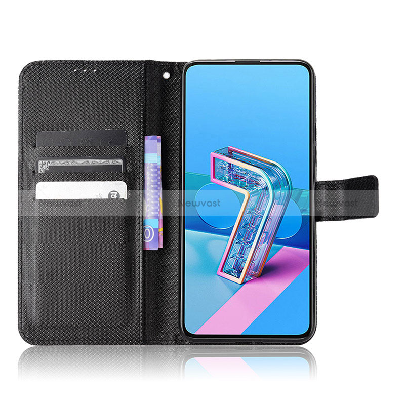 Leather Case Stands Flip Cover Holder BY7 for Asus Zenfone 7 Pro ZS671KS