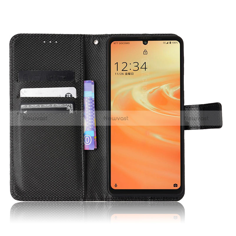 Leather Case Stands Flip Cover Holder BY7 for Sharp Aquos Sense6