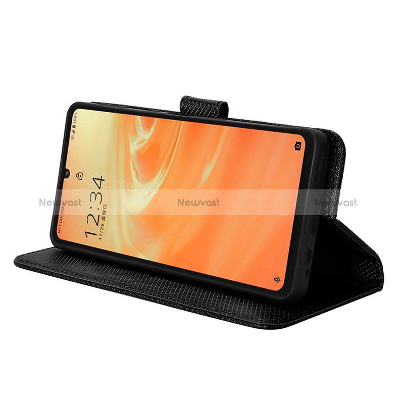 Leather Case Stands Flip Cover Holder BY7 for Sharp Aquos Sense6