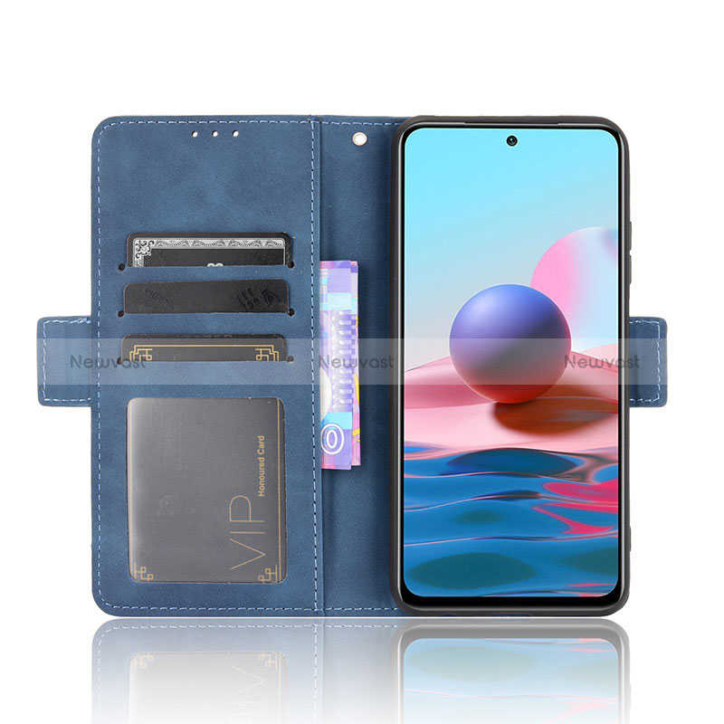 Leather Case Stands Flip Cover Holder BY7 for Xiaomi Redmi Note 10S 4G