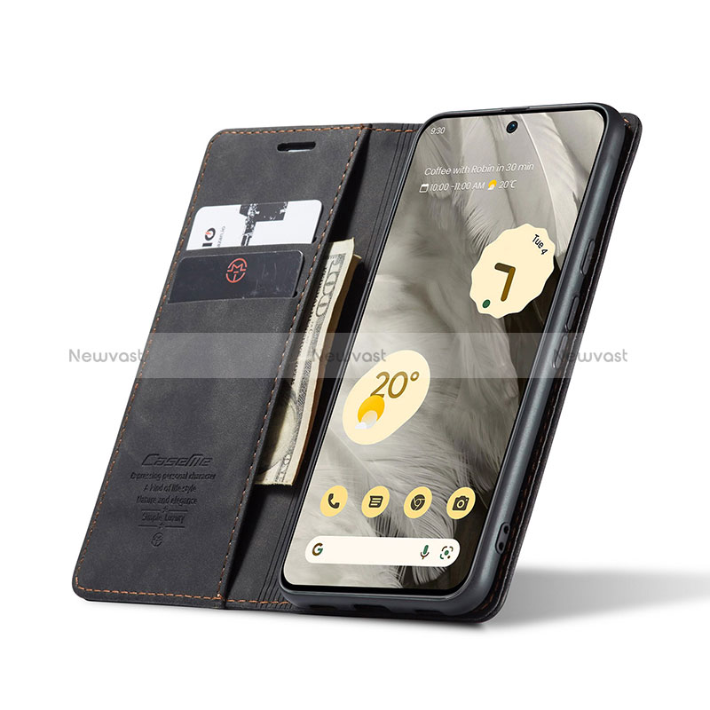 Leather Case Stands Flip Cover Holder C01S for Google Pixel 8 5G