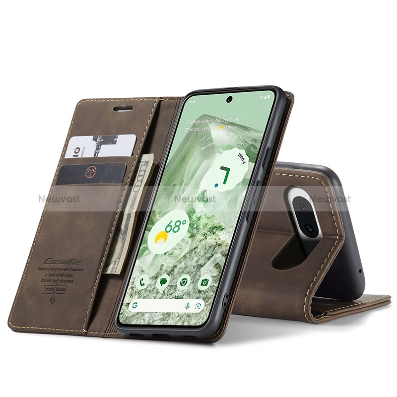 Leather Case Stands Flip Cover Holder C01S for Google Pixel 8a 5G