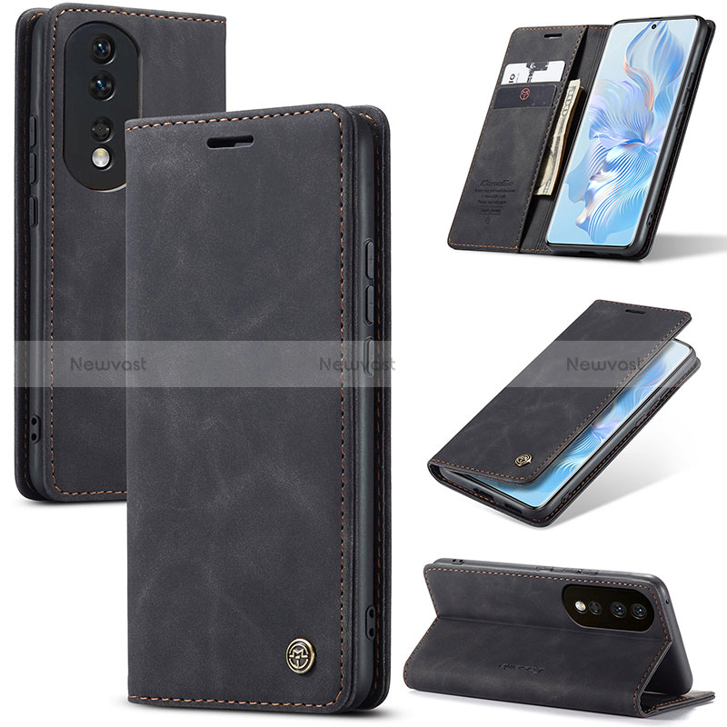 Leather Case Stands Flip Cover Holder C01S for Huawei Honor 80 5G