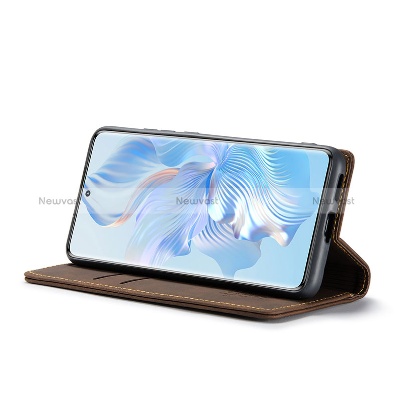 Leather Case Stands Flip Cover Holder C01S for Huawei Honor 80 5G